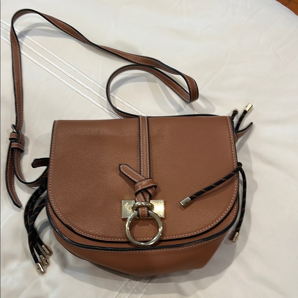 Brown Leather Crossbody Bag